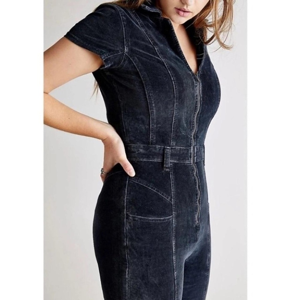 FREE PEOPLE CRVY CORD JUMPSUIT - Picture 3 of 4